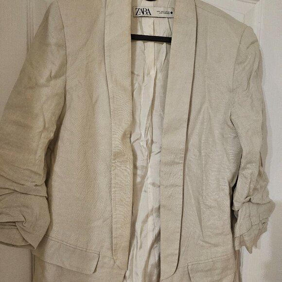Zara linen blazer size S - Picture 1 of 3